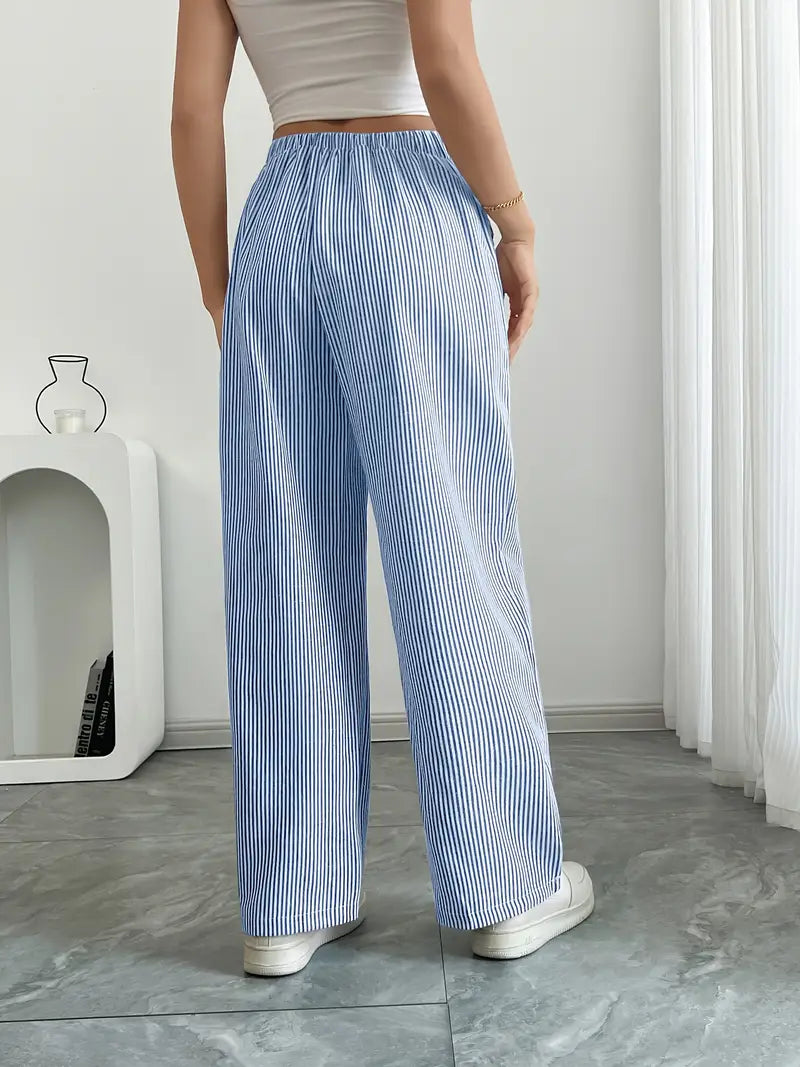 Nuvio™ Elegant Striped Pant With Pockets