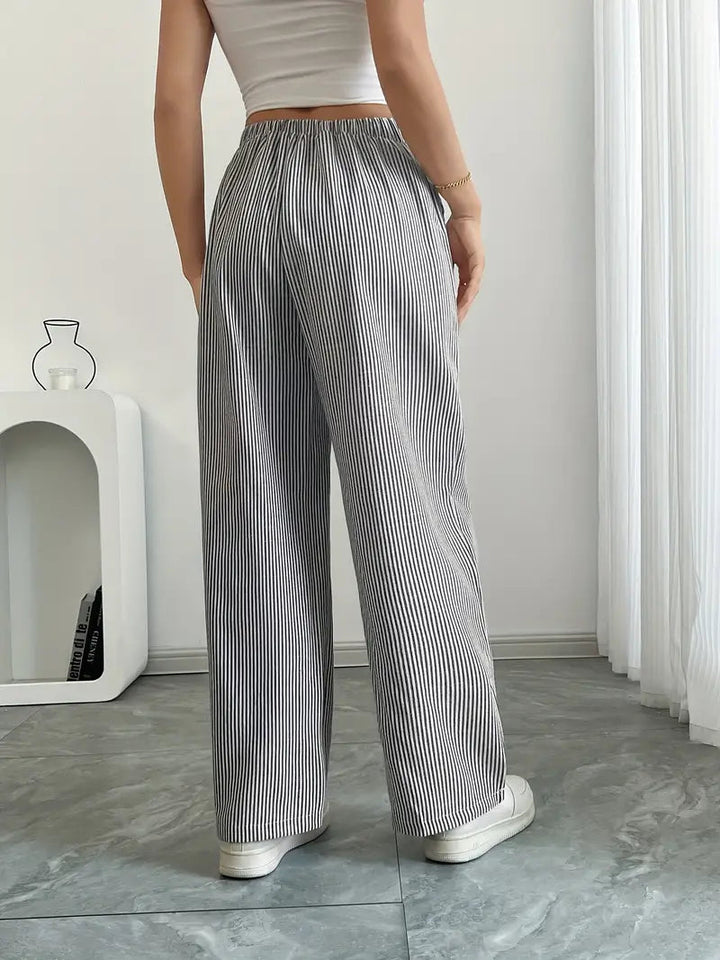 Nuvio™ Elegant Striped Pant With Pockets