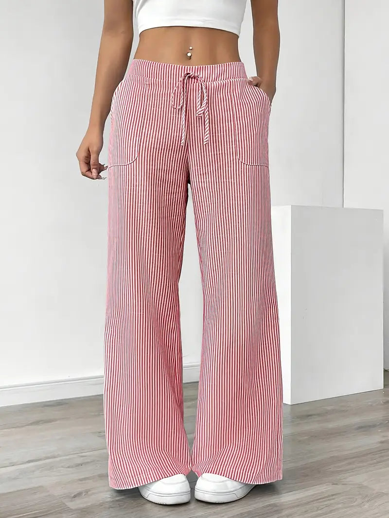 Nuvio™ Elegant Striped Pant With Pockets