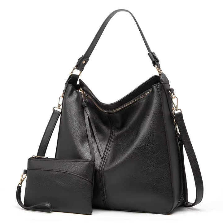 Nuvio™ Elegant leather bag with large capacity and side pockets