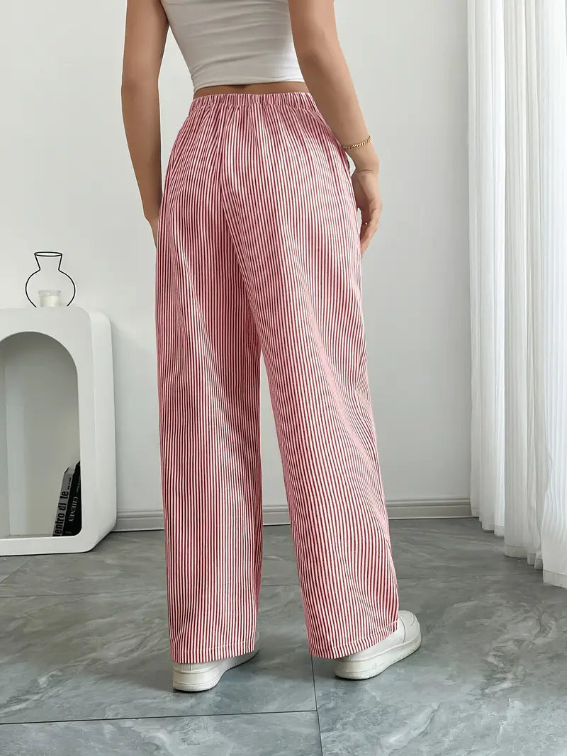 Nuvio™ Elegant Striped Pant With Pockets