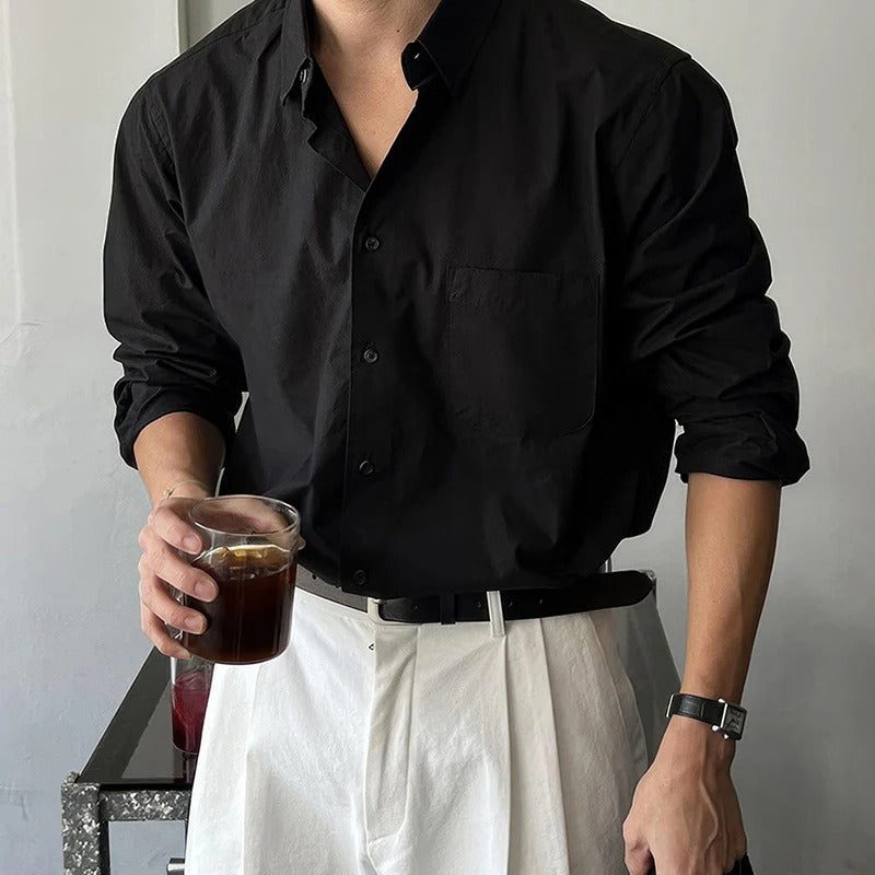 Nuvio™ Relaxed Fit Linen Shirt