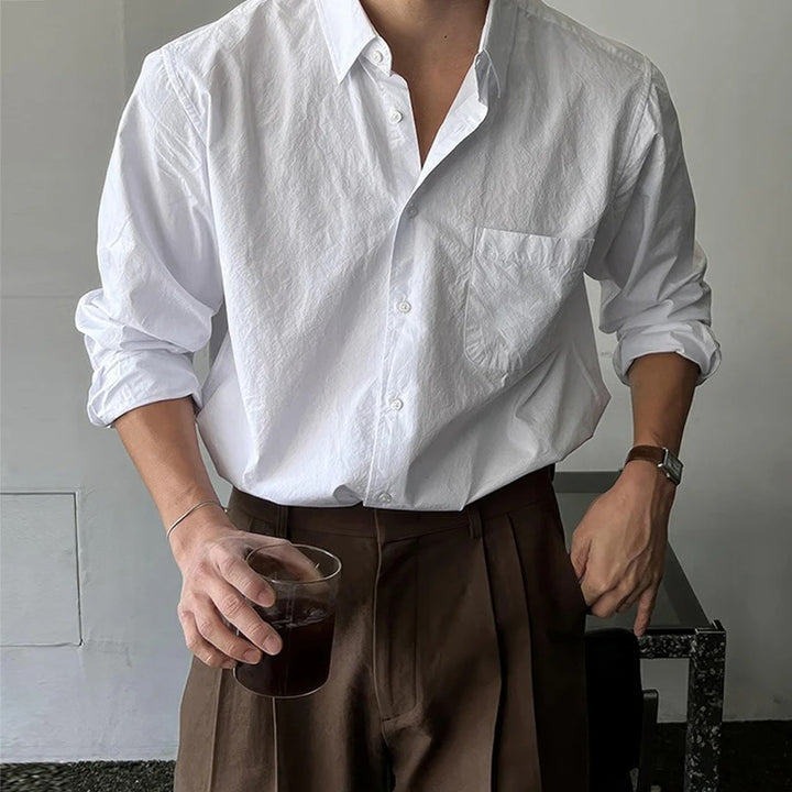 Nuvio™ Relaxed Fit Linen Shirt