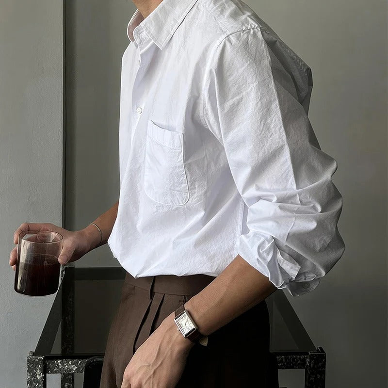 Nuvio™ Relaxed Fit Linen Shirt