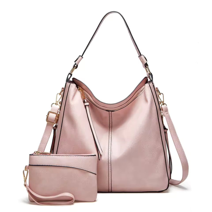 Nuvio™ Elegant leather bag with large capacity and side pockets