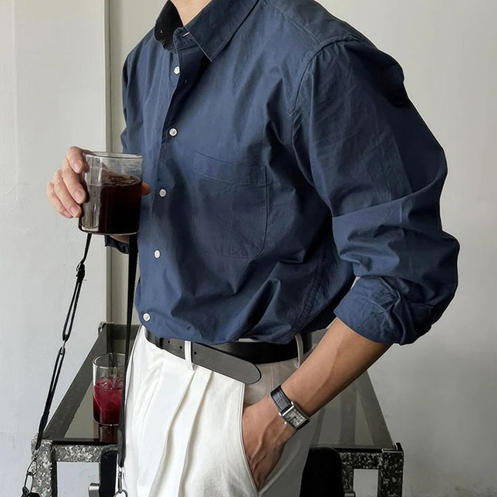 Nuvio™ Relaxed Fit Linen Shirt