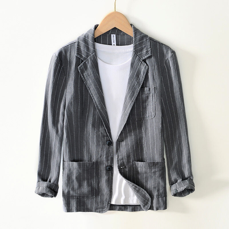 Nuvio™ Harrison Striped Linen Blazer