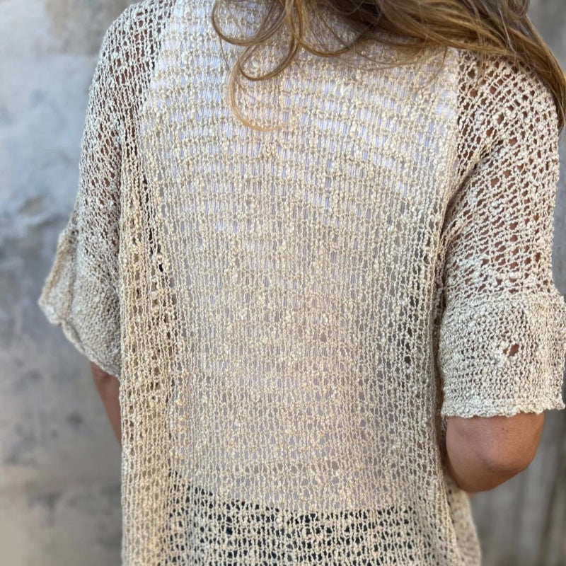 Nuvio™ knitted Top With one Button