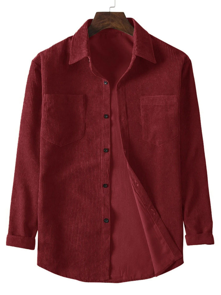 Nuvio™ Corduroy Solid Color Shirt