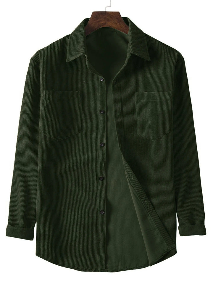 Nuvio™ Corduroy Solid Color Shirt