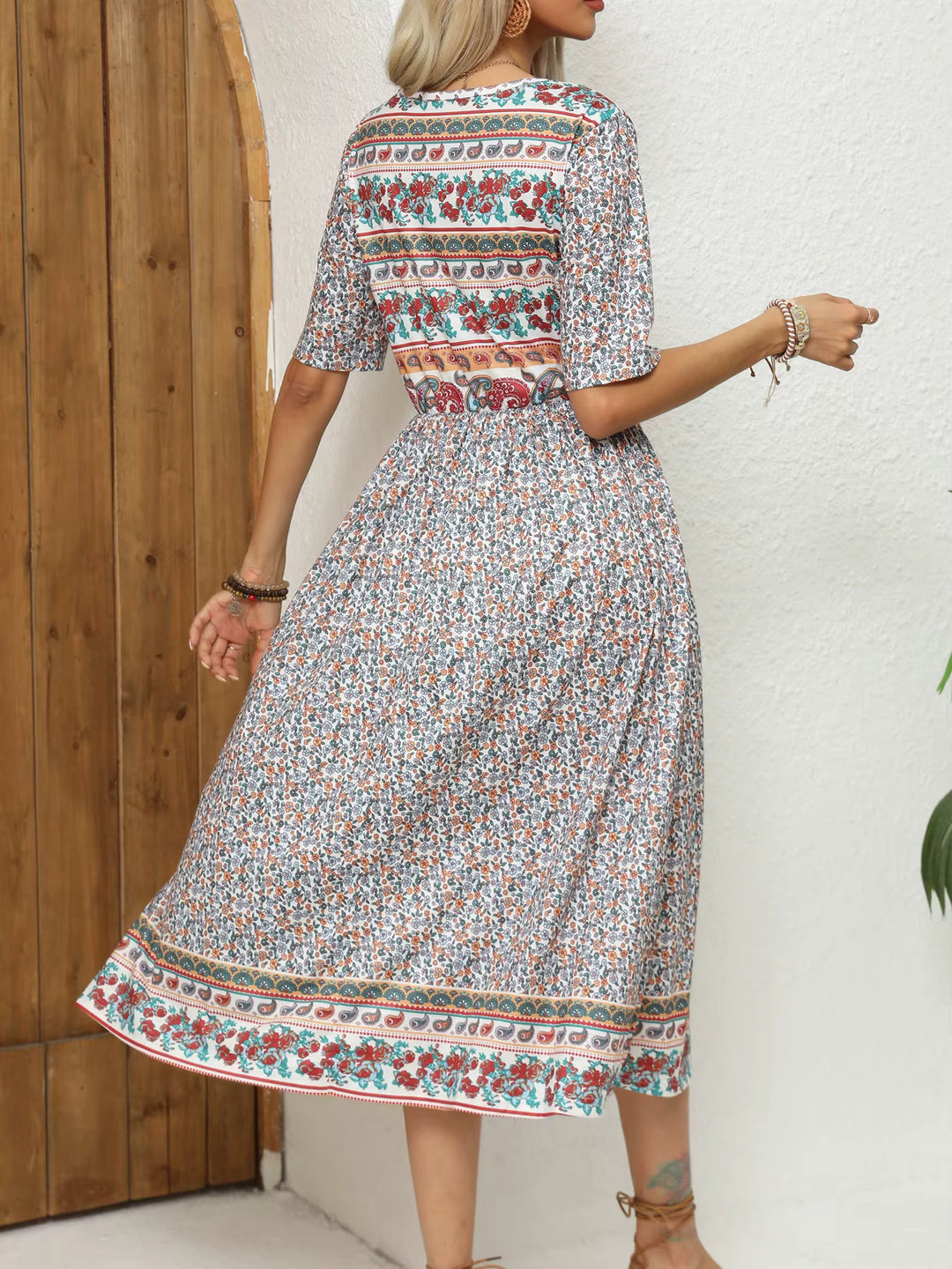 Nuvio™ Breezy Bohemian Print Dress