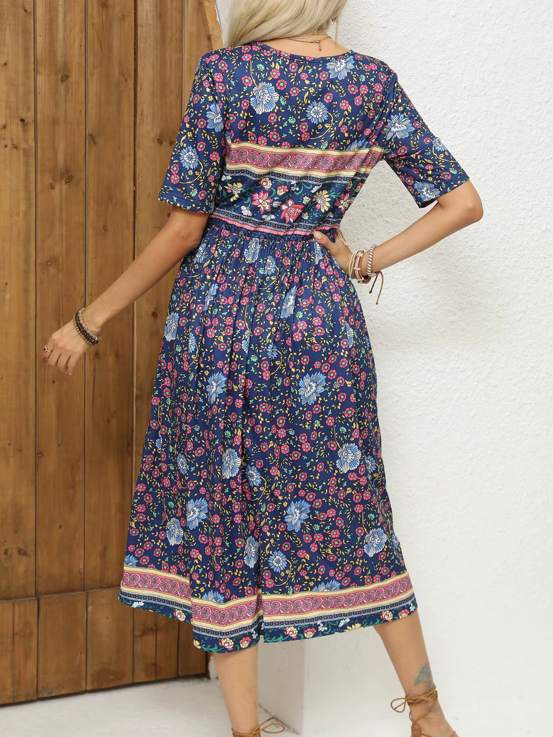 Nuvio™ Breezy Bohemian Print Dress
