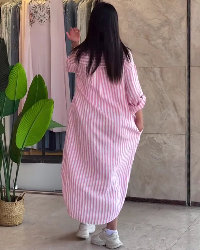 Nuvio™ Loose Fit Striped Dress